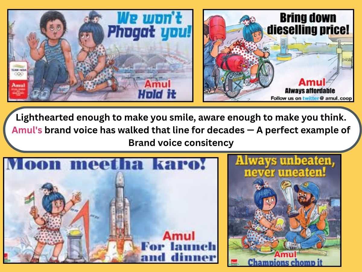 Spreading Awareness with Lightheartedness for decades - Amul is a masterclass in brand voice consistency